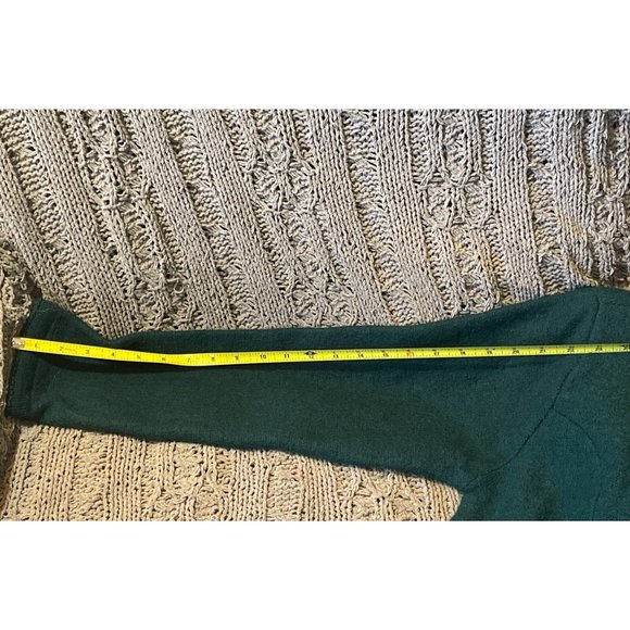 Vintage Tally Ho Designer Green Wool Button Down Sweater Woman's Size Small - Picture 8 of 10